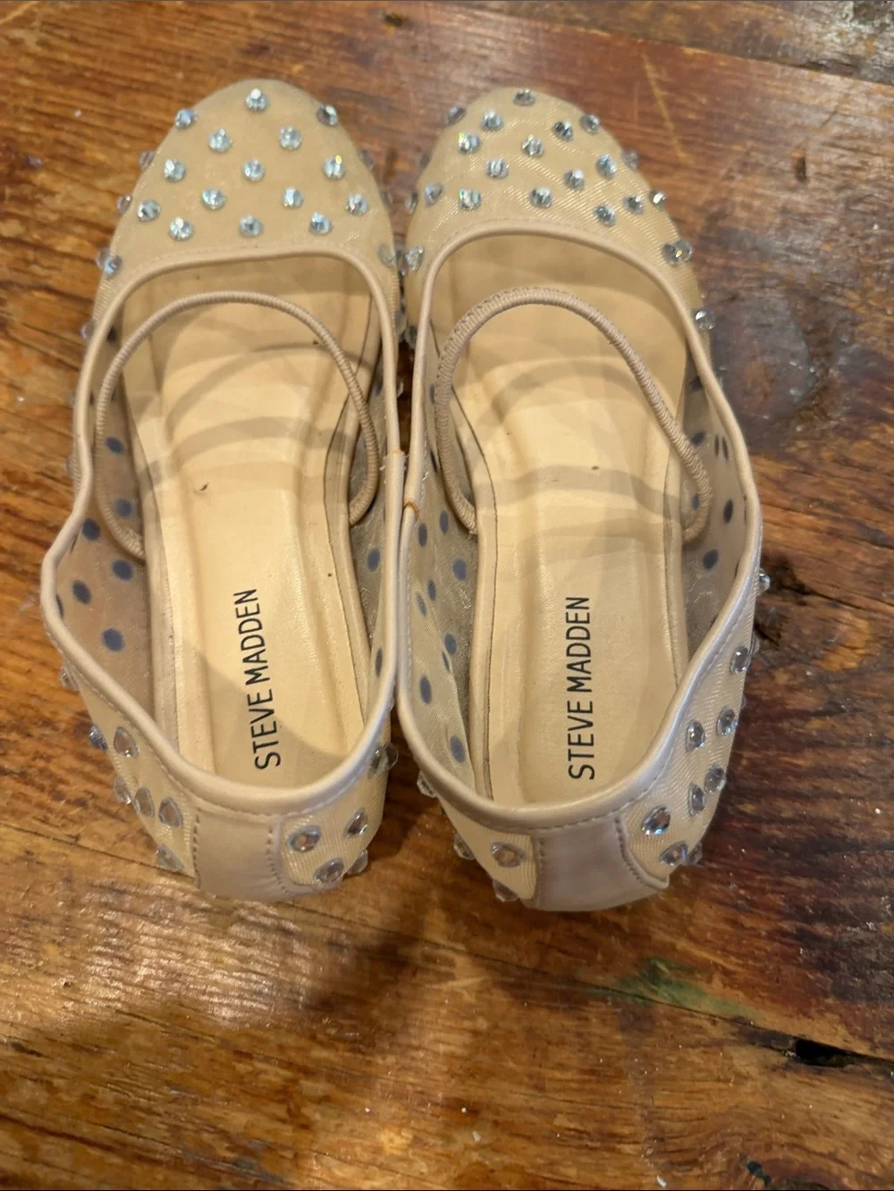 Steve Madden beige ballet